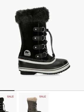 Sorel Kids Joan Of Arctic Winter Boot (Youth Size 4)